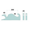 Verachtert hak do wspawania CW0 20 mm do młota udarowego