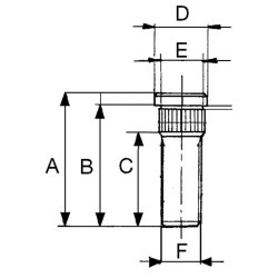 ADR 903C20L1 Śruba koła M20x1,5x80 osadzenie 21,5