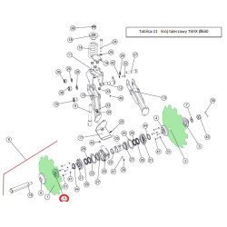 Nakładka 140mm 1279431050 Unia 1279431050