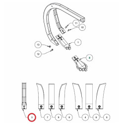 Osłona grządzieli Grubber HM KK304306