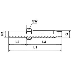 Końcówka gwintowana DN04 4 mm Kramp