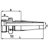 Końcówka gwintowana DN10 R gwint zewnętrzny M18x1.5 12L stożek 24°/60°