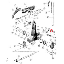 Oś 60 mocowanie cylindra 160 (160-9)