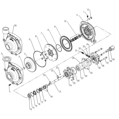 Hypro 0533-2512 Wał silnika M16 (21)