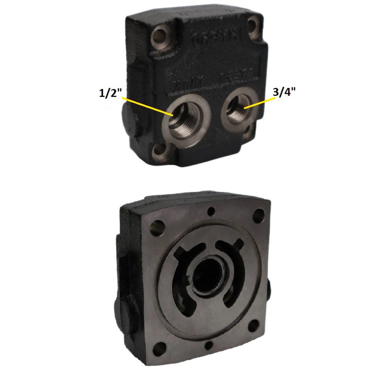 Hypro 0254-2500C3 Płyta końcowa silnika Y 18SAE (zawiera łożysko igiełkowe) (35)