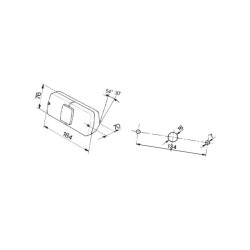 Lampa tylna zespolona prawa Landini, Massey Ferguson Cobo 8716106718948