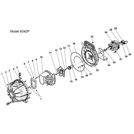 Hypro 2250-0087 Nut (23)