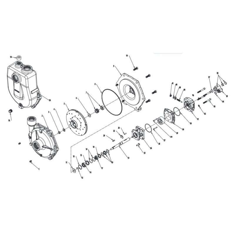 Hypro 3430-0481BSP Obudowa pompy SP BSP (2A)