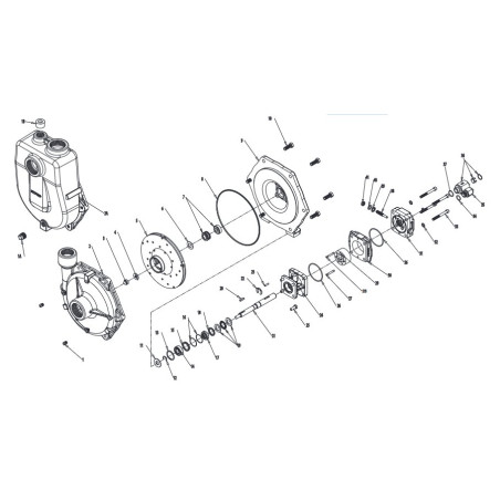 Hypro 3430-0481BSP Obudowa pompy SP BSP (2A)