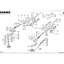 Claas 000692126, 692126, Łańcuch wciągający S55H Elite 8716106704859
