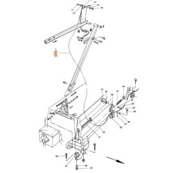 Amazone 950961 Linka znacznika, 3060 D 5, L 5070 mm