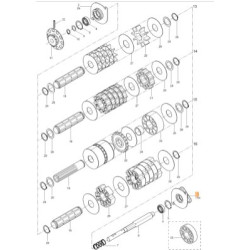 Amazone 963005 Obudowa wałka z uchwytem, prawa