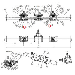 Koło z-18 przekładni adaptera Tytan