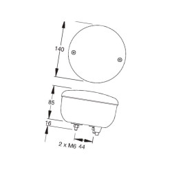 Lampa zespolona, tylna 0221900001 Cobo 8716106719228