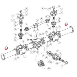 Spacer L350 , SRT8/1800 - 540/350 - 10°