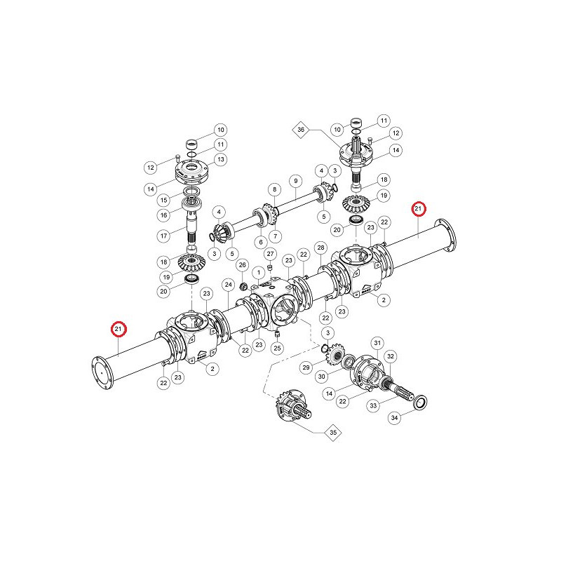 Spacer L350 , SRT8/1800 - 540/350 - 10°