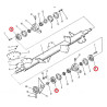 2208030191 Pokrywa łożyska duża, metalowa z otworem System.Object[] 5700037383149