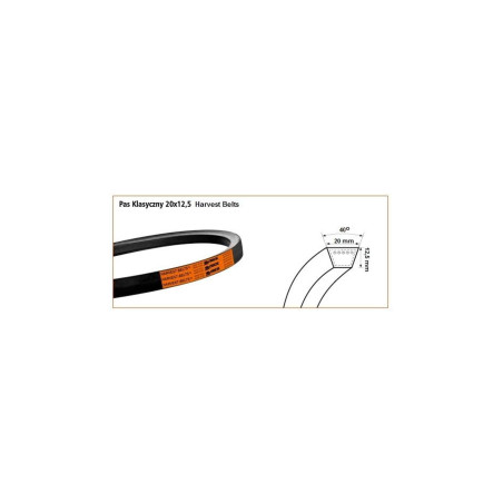 Pasek 20x12.5x5400 Harvest Belts
