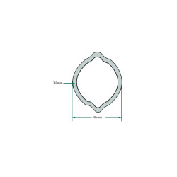 Rura wew.kr. 400Nm C-50210 Ś-30/40, Ł-38,5/49 D-38