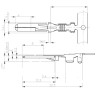Konektor męski 928931-2 AMP/TYCO 8719607003865