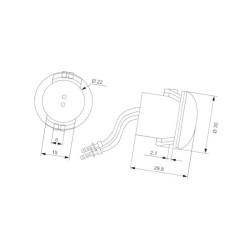 Lampa boczne pomarańczowa LED Hella 2PS357011001 Hella ValueFit 4082300553246