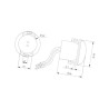Lampa boczne pomarańczowa LED Hella 2PS357011001 Hella ValueFit 4082300553246