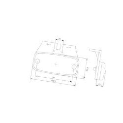 Lampa boczne pomarańczowa LED Hella 2PS357008011 Hella ValueFit 4082300553093