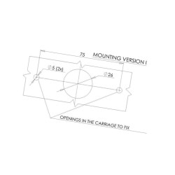 Lampa obrysowa LED, 534z, 12 V - 24 V, boczna