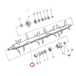 Bęben rozrz. Tandem N218 fi 30/fi40 klin 10 2,13M