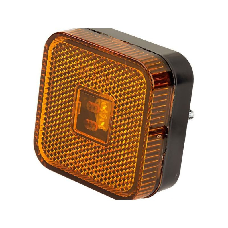 Lampa boczne pomarańczowa LED, 302, 12V-24V Waś 14003000302