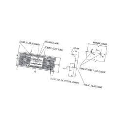 Lampa boczne pomarańczowa LED Waś 1400690550