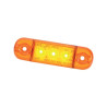 Lampa boczne pomarańczowa LED, 708 12V-24V Waś 1400300708