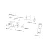 Lampa boczne pomarańczowa LED, 708 12V-24V Waś 1400300708