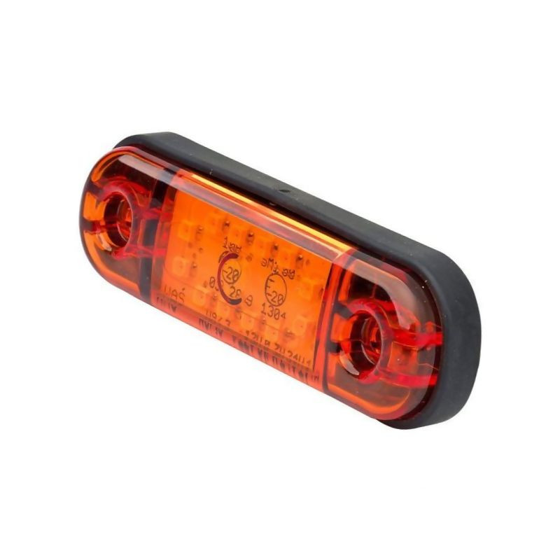 Lampa boczne pomarańczowa LED, 714, 12V-24V Waś 1400300714