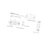 Lampa boczne pomarańczowa LED, 714, 12V-24V Waś 1400300714