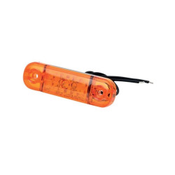 Lampa boczne pomarańczowa LED, 714, 12V-24V Waś 1400300714