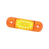 Lampa boczne pomarańczowa LED, 714, 12V-24V Waś 1400300714
