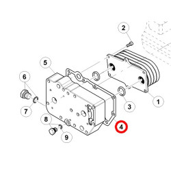 Uszczelka R123501 zam.