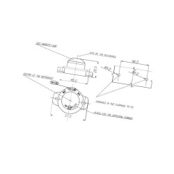 Lampa boczne pomarańczowa LED, 149, 12V-24V Waś 1400690320
