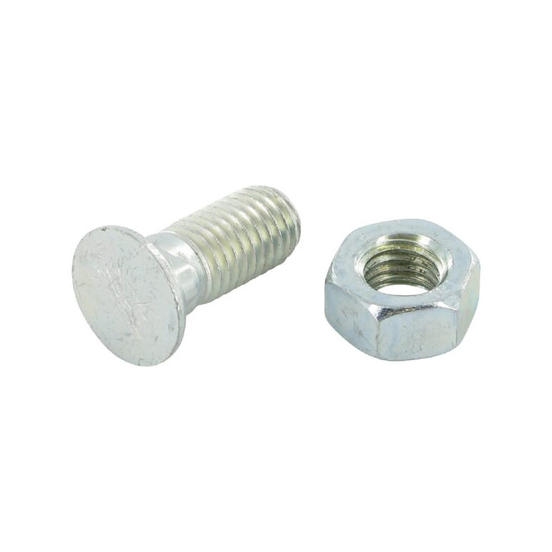 Śruba płużna z nakrętką M12x30 mm