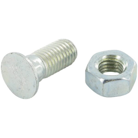 Śruba płużna z nakrętką M12x30 mm