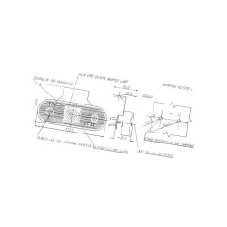 Lampa obrysowa LED, 230z, W-47 1400690533 Waś 5907465122542