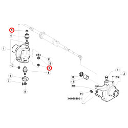 Carraro 023355 Nakrętka M22x1,5