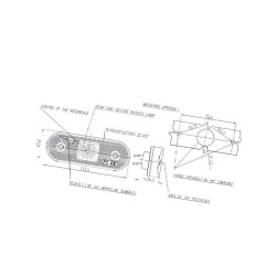 Lampa obrysowa LED, 230, tylna 14006905330 Waś 5700037456324