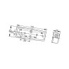 Lampa obrysowa, czerwona 2SA006717001 Hella 4082300189513