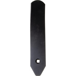 Osłona grządzieli, lewa do grządzieli 30 mm, 80x8x425 mm