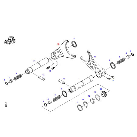 Widełki pto (411151220331)