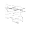 Tylny reflektor pozycyjny LED 2TM357009111 Hella ValueFit 4082300553154