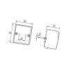 Lampa tylna, 90 x 80 mm 2DA996012041 Hella 4082300189070