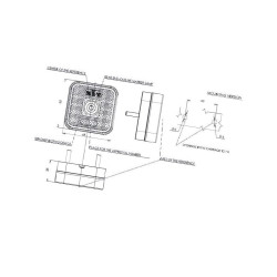 Lampa pozycyjna LED, 304, 12 V 1400300304 Waś 5700037439617